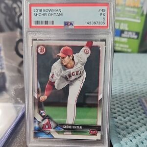 2018 Bowman Shohei Ohtani Baseball Card